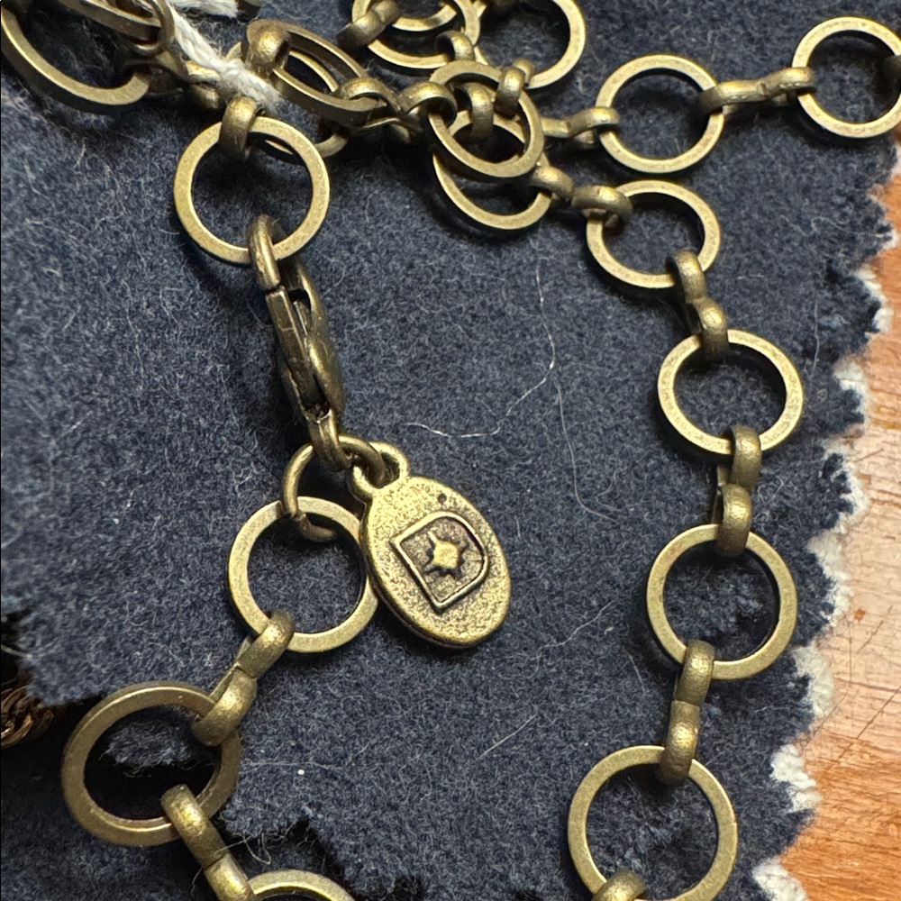 Handmade Blue and Silver Pendant Necklace - Picture 4 of 4